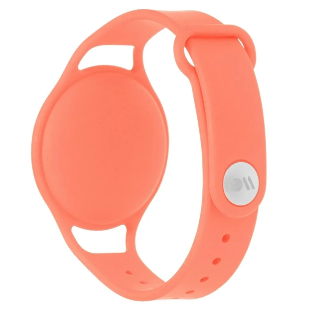 Casemate Tracker Strap Wristband & Case for Apple AirTag (CORAL)